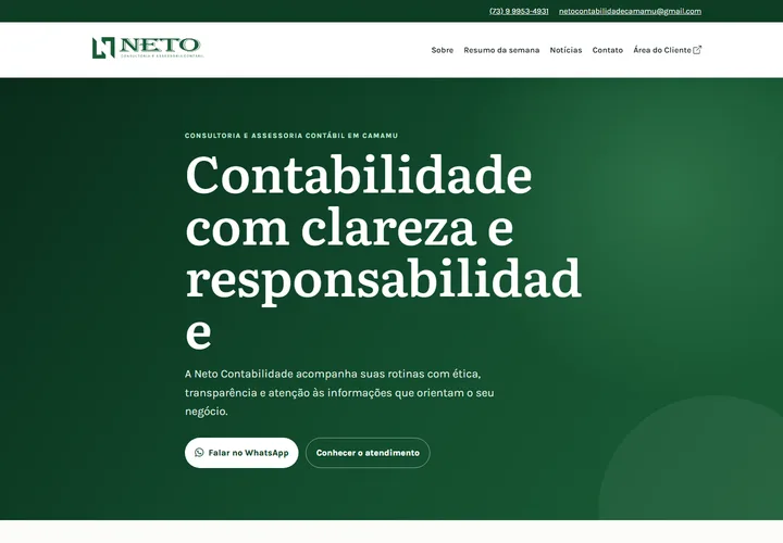 Página inicial de Rosalvo Neto Contabilidade